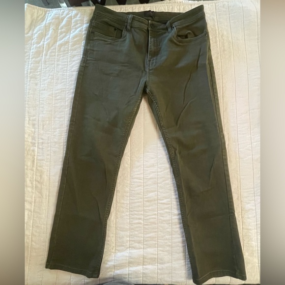 Jachs Men's Straight Jeans in Dark Green 36W 30L - Picture 7 of 10